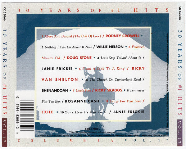 Various : 30 Years Of #1 Hits Columbia Vol. 17 (CD)