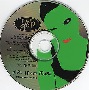Ash : Girl From Mars (CD, Single, Promo)