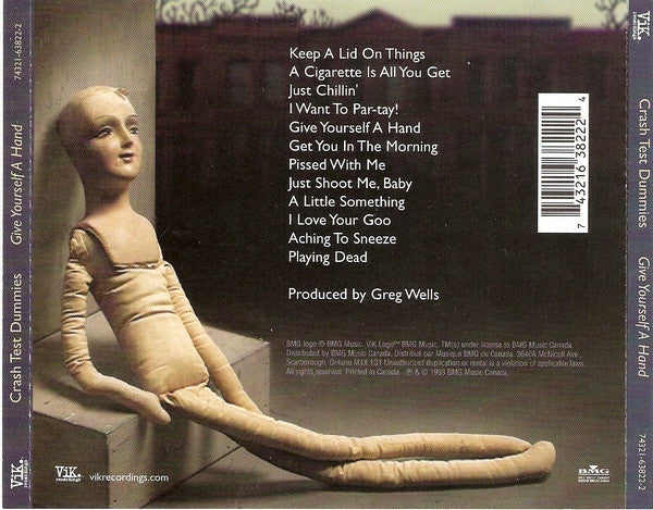 Crash Test Dummies : Give Yourself A Hand (CD, Album)