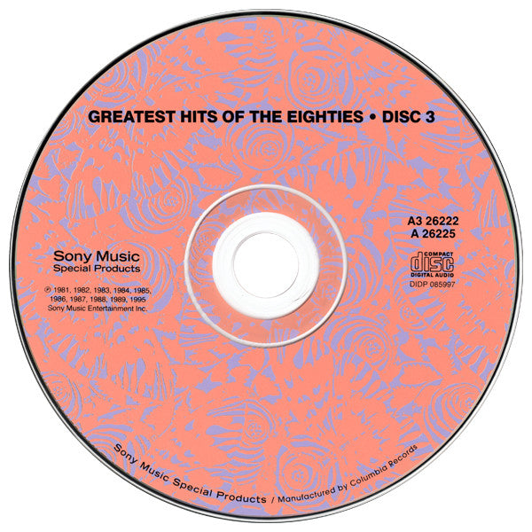 Various : Greatest Hits Of The 80's (3xCD, Comp)