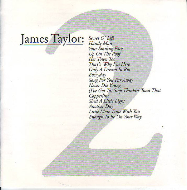 James Taylor (2) : Greatest Hits Volume 2 (CD, Comp, RM)