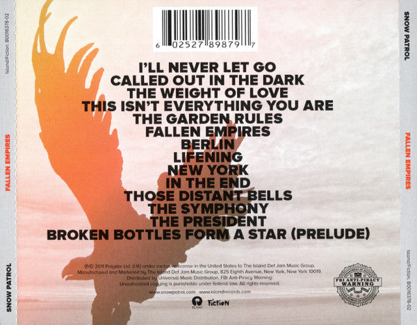 Snow Patrol : Fallen Empires (CD, Album)