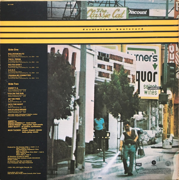 Sweet* : Desolation Boulevard (LP, Album, Jac)