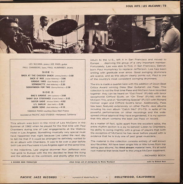 Les McCann : Soul Hits (LP, Album)