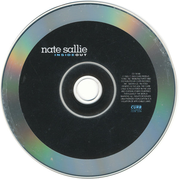 Nate Sallie : Inside Out (CD, Album)
