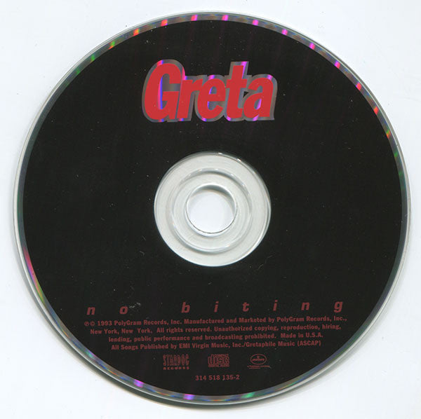 Greta (5) : No Biting (CD, Album)