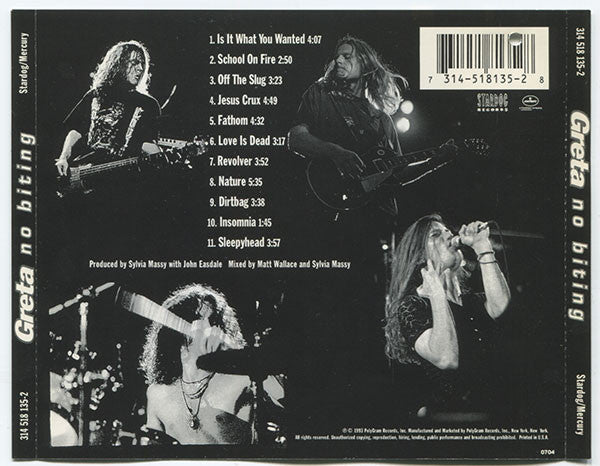 Greta (5) : No Biting (CD, Album)