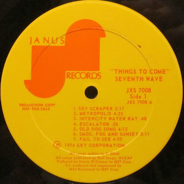 Seventh Wave : Things To Come (LP, Album, Promo)