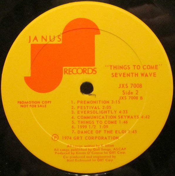 Seventh Wave : Things To Come (LP, Album, Promo)
