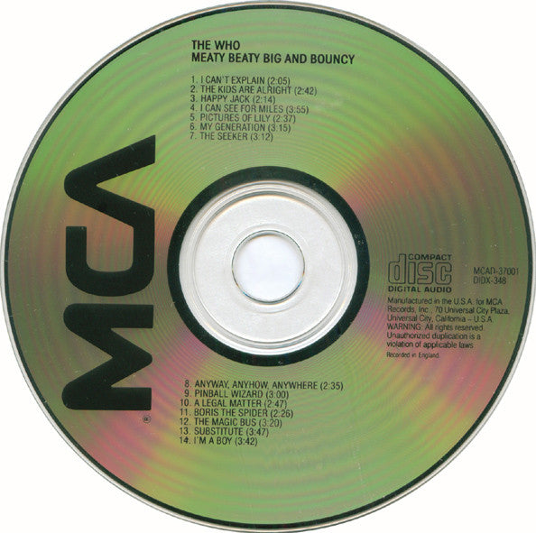 The Who : Meaty Beaty Big And Bouncy (CD, Comp, RE, Lon)