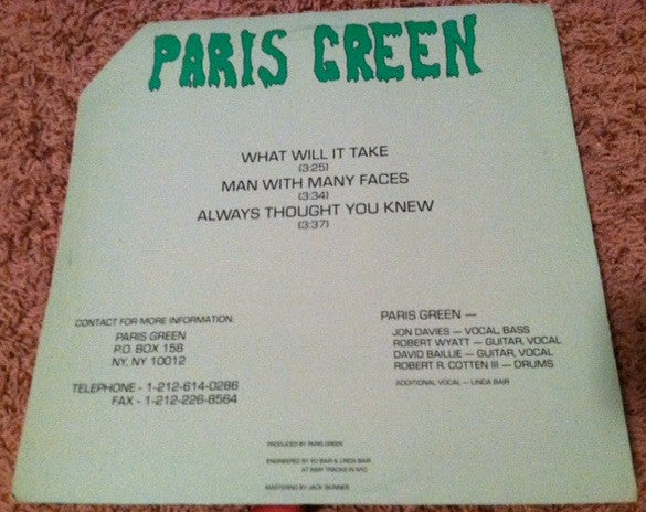 Paris Green (2) : Paris Green (12", EP)