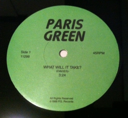 Paris Green (2) : Paris Green (12", EP)