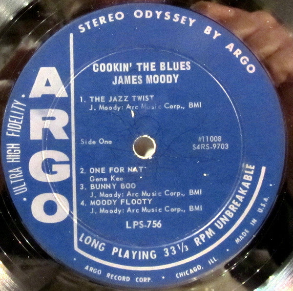 James Moody : Cookin' The Blues (LP, Album, Ind)