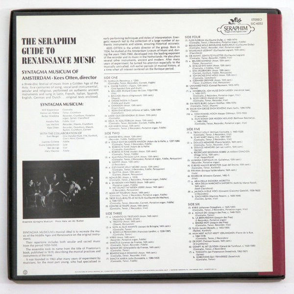 Syntagma Musicum : The Seraphim Guide To Renaissance Music (3xLP, Comp + Box)