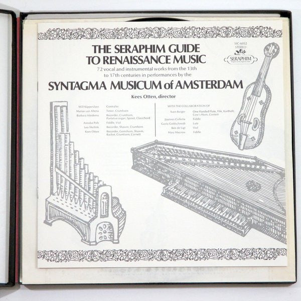 Syntagma Musicum : The Seraphim Guide To Renaissance Music (3xLP, Comp + Box)