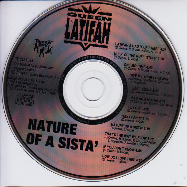 Queen Latifah : Nature Of A Sista' (CD, Album, ARC)