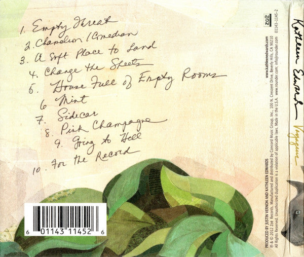 Kathleen Edwards : Voyageur (CD, Album, Dig)