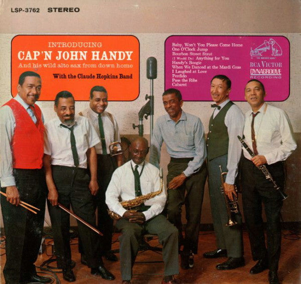 Cap'N John Handy With The Claude Hopkins Band : Introducing Cap'N John Handy (LP, Album, Roc)