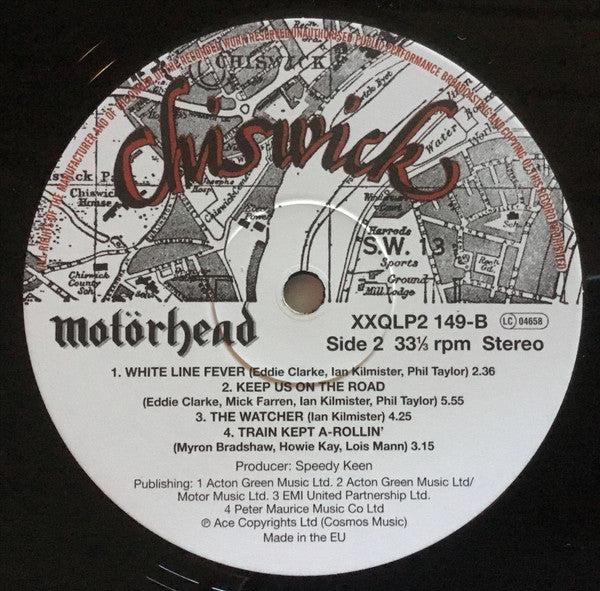 Motörhead : Motörhead (LP, Album, RE + LP, Comp, RE + Comp)