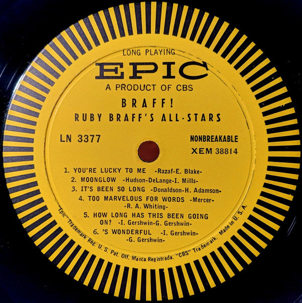 Ruby Braff : Braff!! (LP, Album, Mono, Bri)