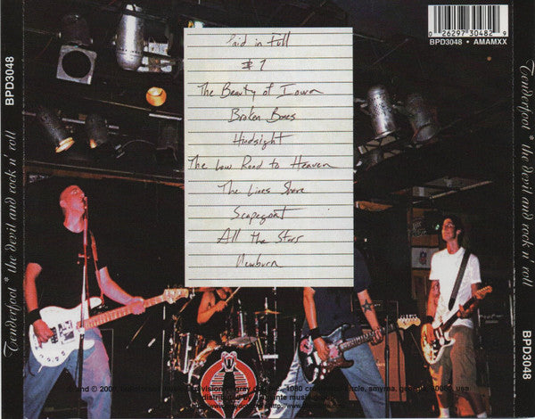 Tenderfoot : The Devil And Rock N' Roll (CD, Album)
