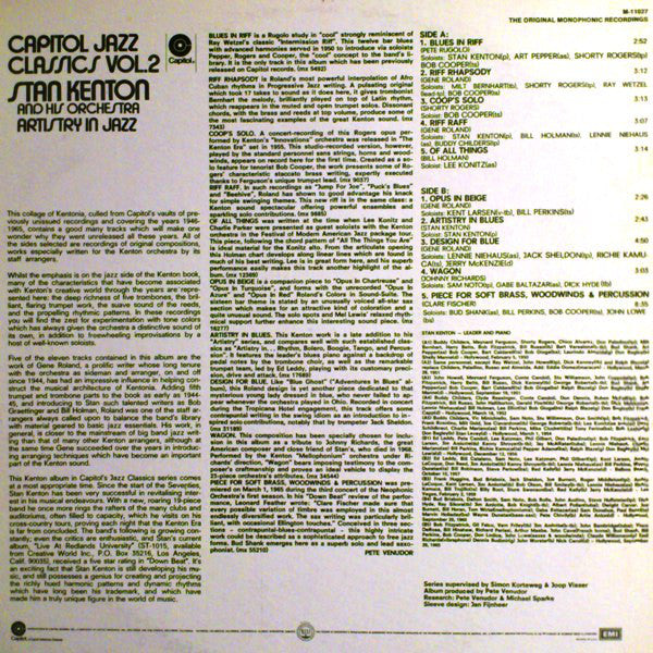 Stan Kenton And His Orchestra : Artistry In Jazz (LP)