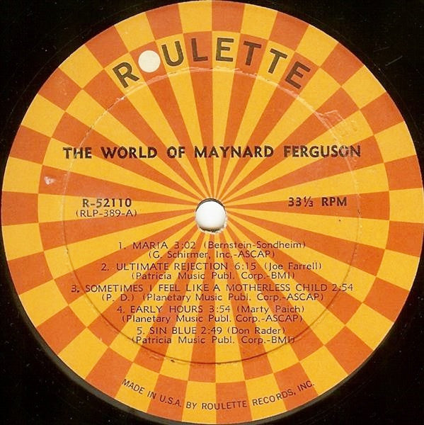 Maynard Ferguson : The World Of Maynard Ferguson (LP, Comp, Mono)