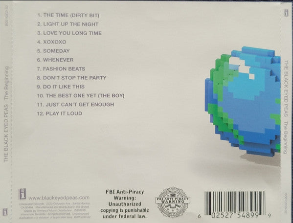 Black Eyed Peas : The Beginning (CD, Album)