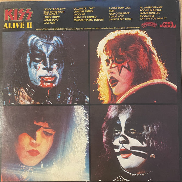 Kiss : Alive II (2xLP, Album, gat)