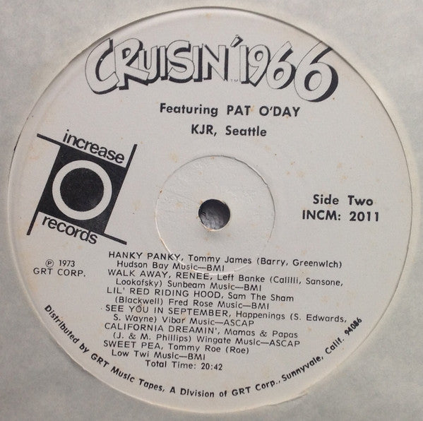 Various : Cruisin' 1966 (LP, Comp, Mixed)