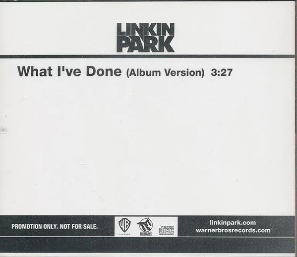 Linkin Park : What I've Done (CD, Single, Promo)