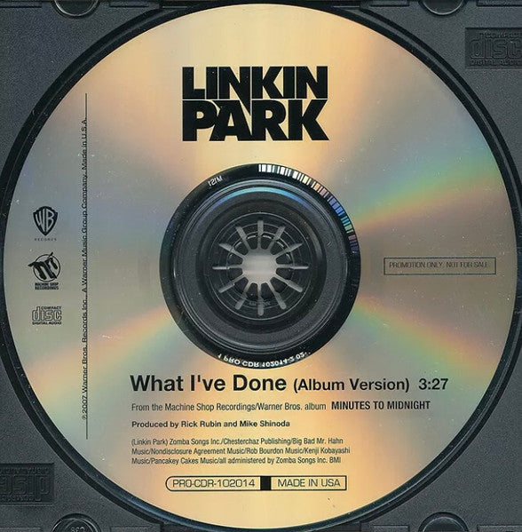 Linkin Park : What I've Done (CD, Single, Promo)