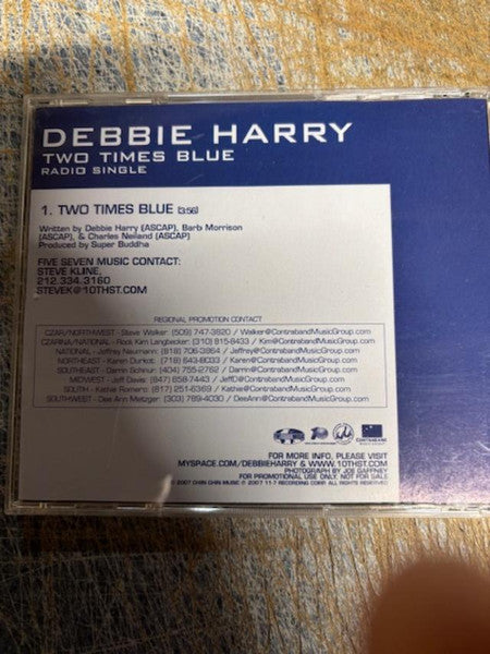 Deborah Harry : Two Times Blue (CD, Single, Promo)