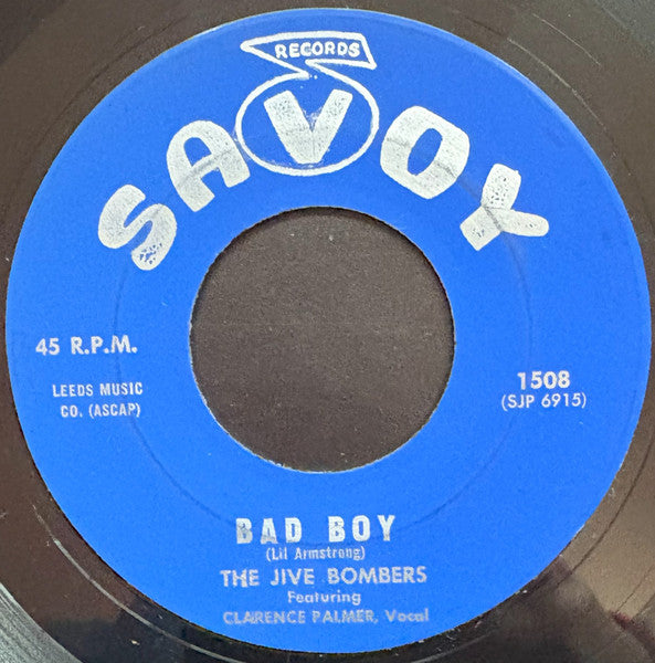 The Jive Bombers : Bad Boy (7", Single)