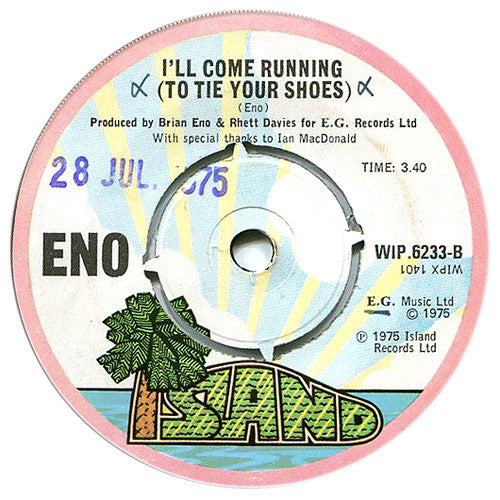 Brian Eno : The Lion Sleeps Tonight (7", Single)