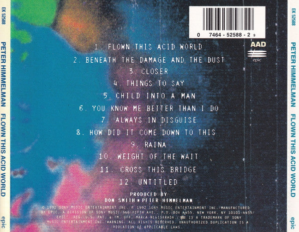 Peter Himmelman : Flown This Acid World (CD, Album)