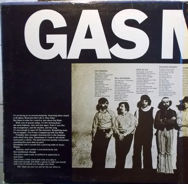 Gas Mask : Their First Album (LP, Album, Gat)