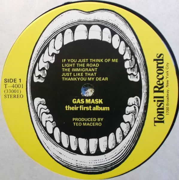 Gas Mask : Their First Album (LP, Album, Gat)