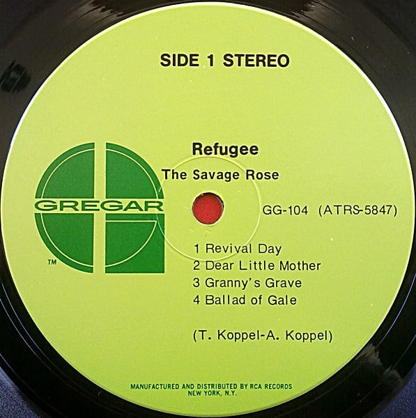 Savage Rose : Refugee (LP, Album, Hol)