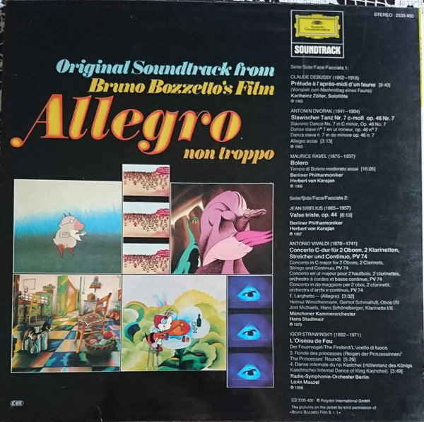 Herbert Von Karajan . Berliner Philharmoniker : Original Soundtrack From Bruno Bozzetto's Film Allegro Non Troppo (LP, Album)