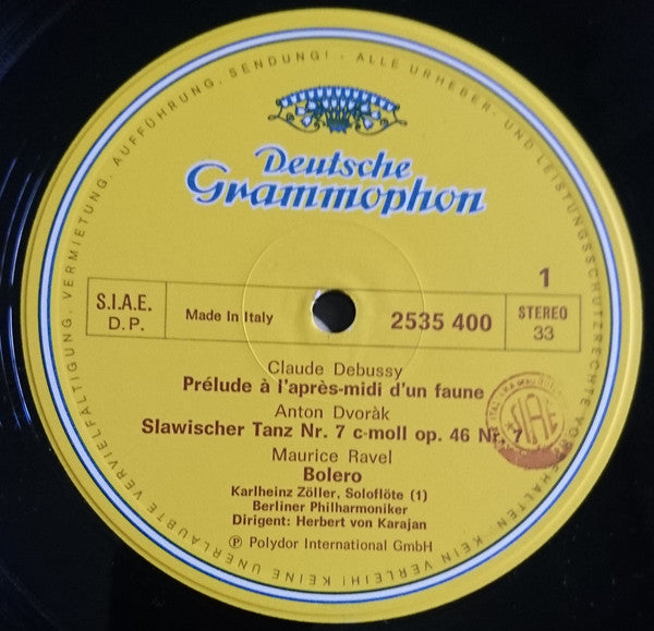 Herbert Von Karajan . Berliner Philharmoniker : Original Soundtrack From Bruno Bozzetto's Film Allegro Non Troppo (LP, Album)