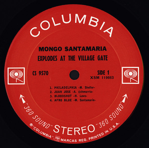 Mongo Santamaria : Mongo Santamaria Explodes At The Village Gate (LP, Album)