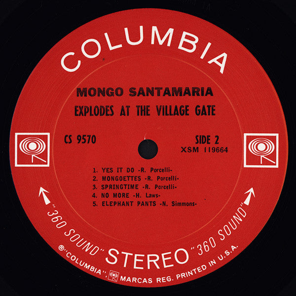 Mongo Santamaria : Mongo Santamaria Explodes At The Village Gate (LP, Album)