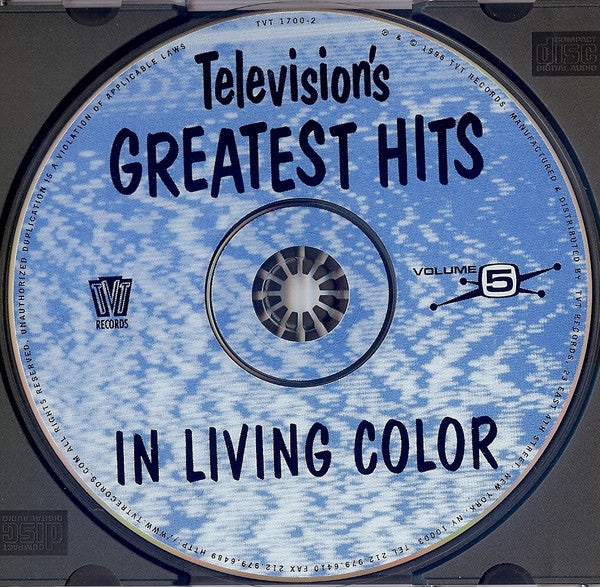 Various : Television's Greatest Hits Volume 5: In Living Color (CD, Comp)