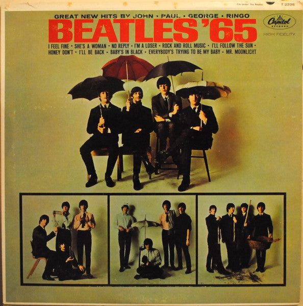 The Beatles : Beatles '65 (LP, Album, Mono, Pin)