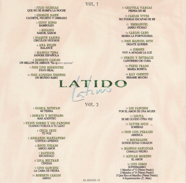 Various : Latido Latino (2xCD, Comp)