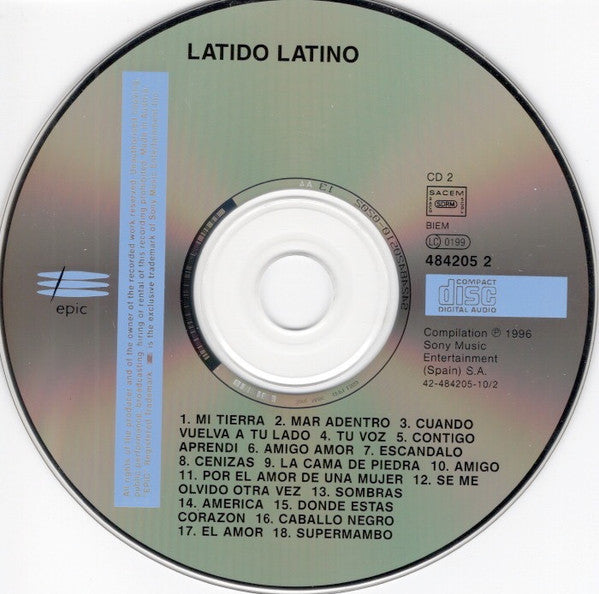 Various : Latido Latino (2xCD, Comp)