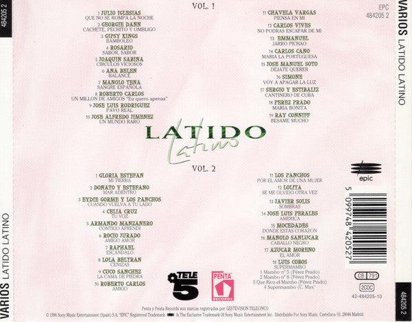 Various : Latido Latino (2xCD, Comp)