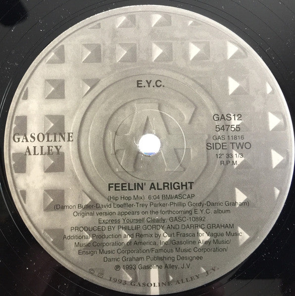 E.Y.C. : Feelin' Alright (12")