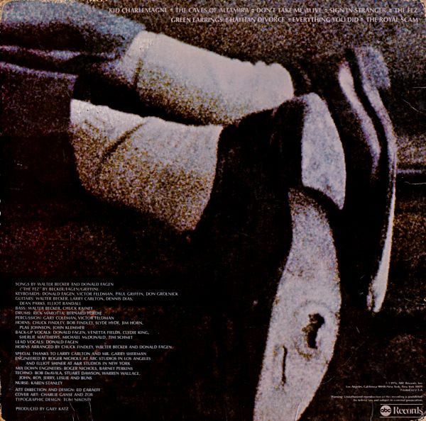 Steely Dan : The Royal Scam (LP, Album, PRC)